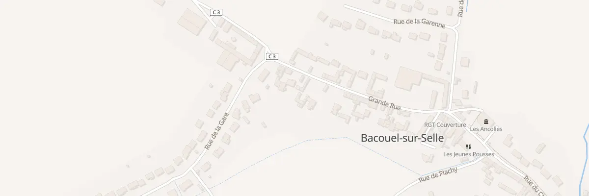 Plan du 21 Gr Grande Rue à Bacouel-sur-Selle