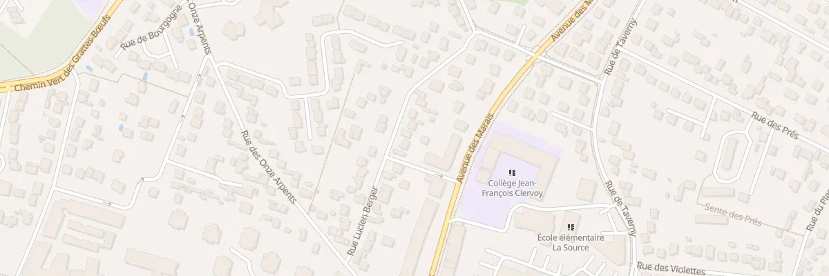 Plan du 24 Rue Lucien Berger à Franconville
