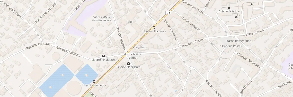 Plan du 9 Rue des Chênes à Suresnes