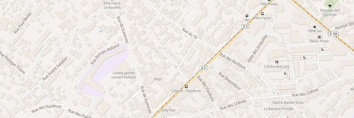 Plan du 4 Rue des Pavillons à Nanterre