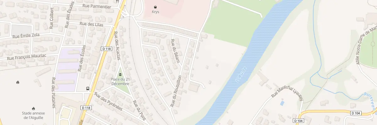 Plan du 18 Rue du Roussillon à Limoux