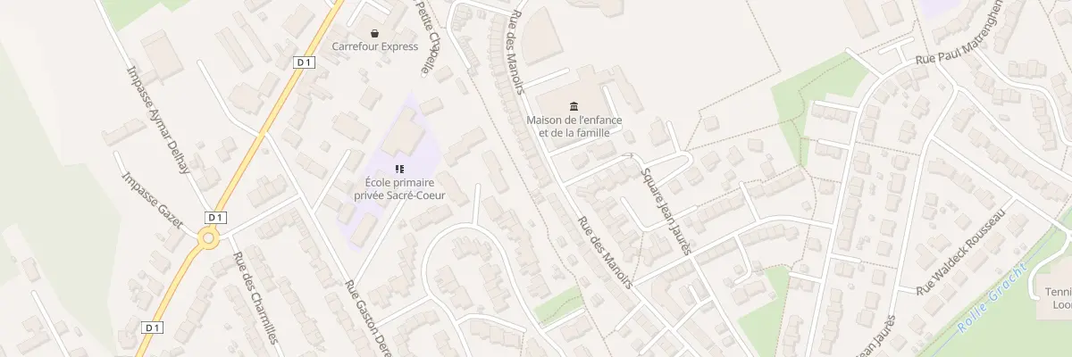 Plan du 304 Rue des Manoirs à Loon-Plage