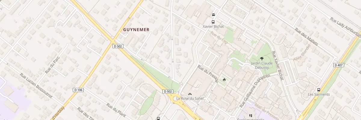Plan du 33 Rue Thiers à Taverny