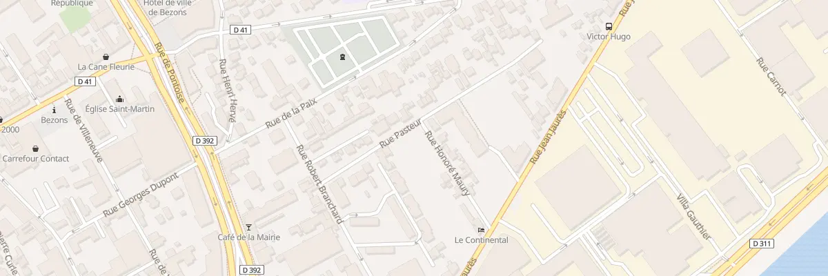 Plan du 37 Rue Pasteur à Bezons