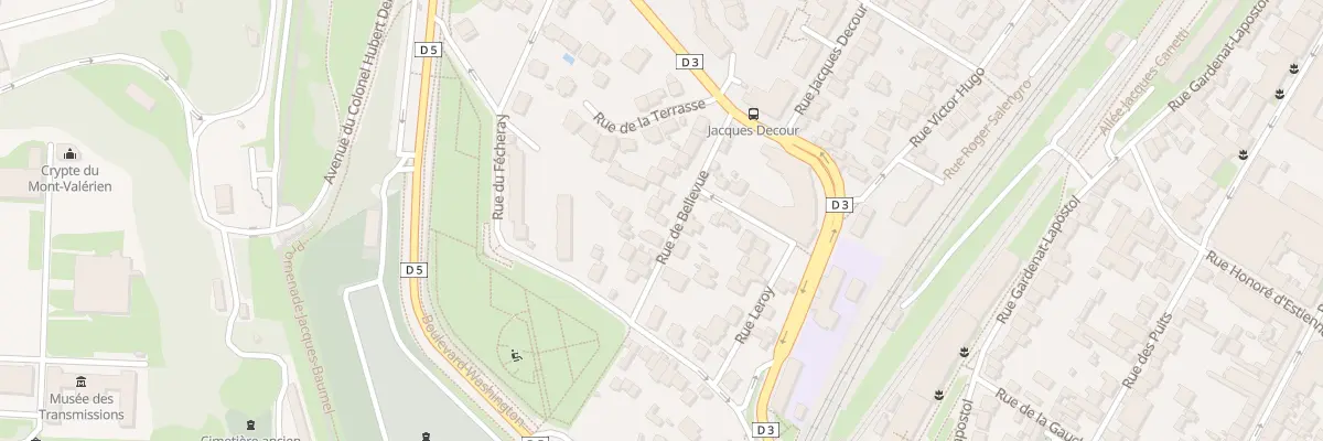 Plan du 8T Rue de Bellevue à Suresnes