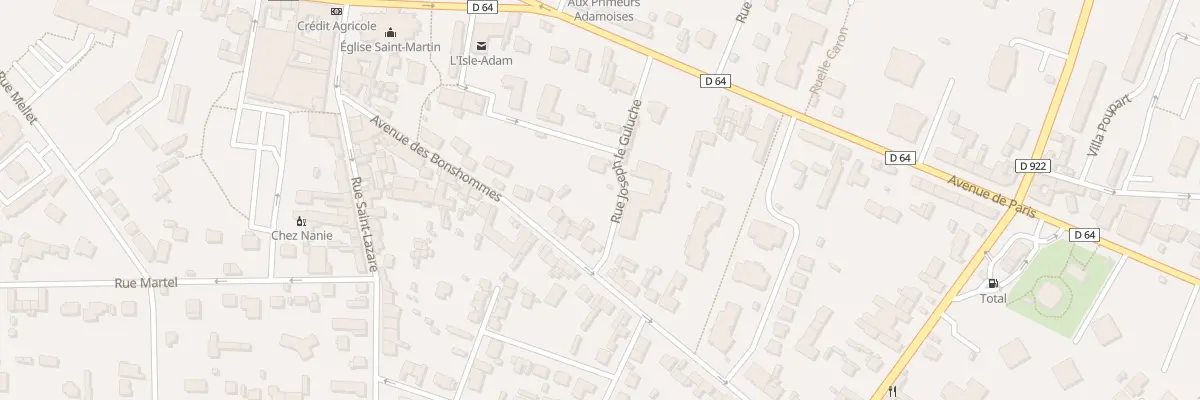 Plan du 4 Rue Joseph le Guluche à L’Isle-Adam