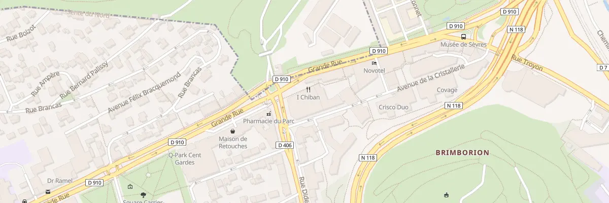 Plan du 9 Av Division Leclerc à Sèvres
