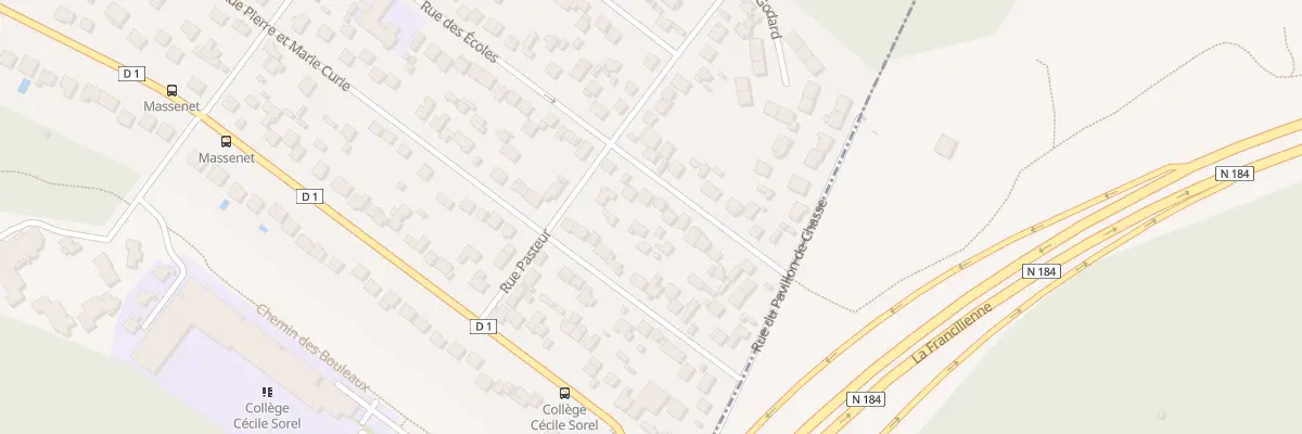 Plan du 40 Rue des Ecoles à Mériel
