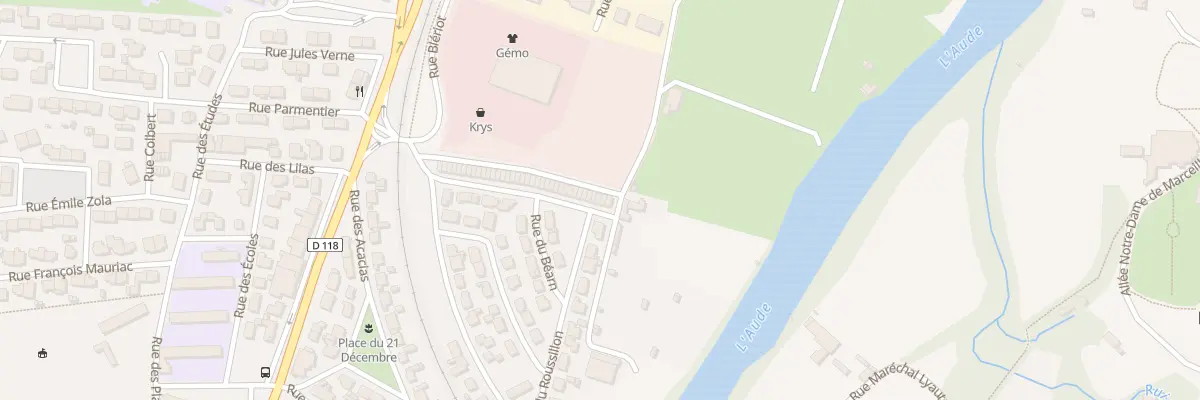Plan du 6 Rue des Jardins à Limoux