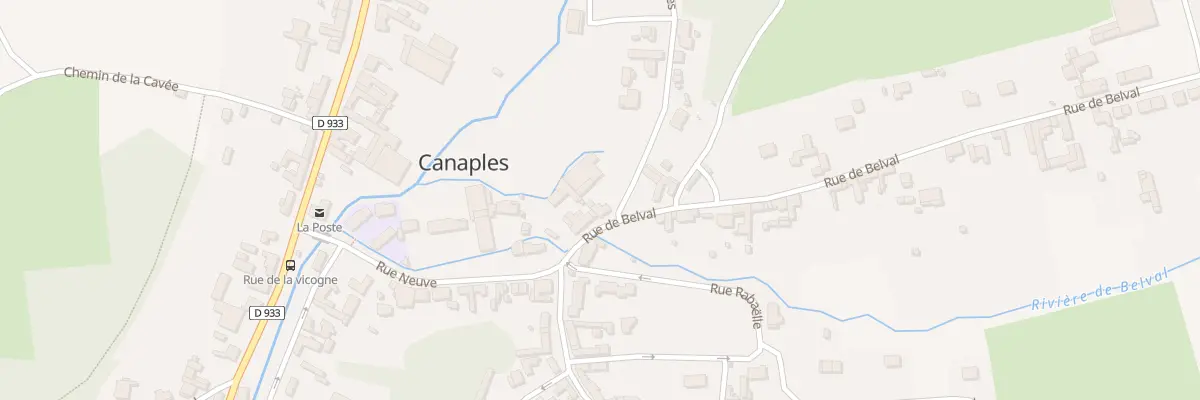 Plan du 43 Rue de Belval à Canaples