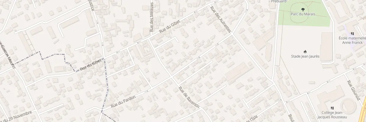 Plan du 50 Rue du Pardon à Argenteuil