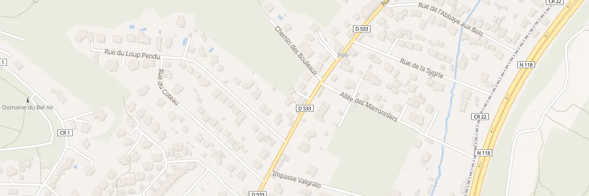 Plan du 73A Rue de Paris à Bièvres