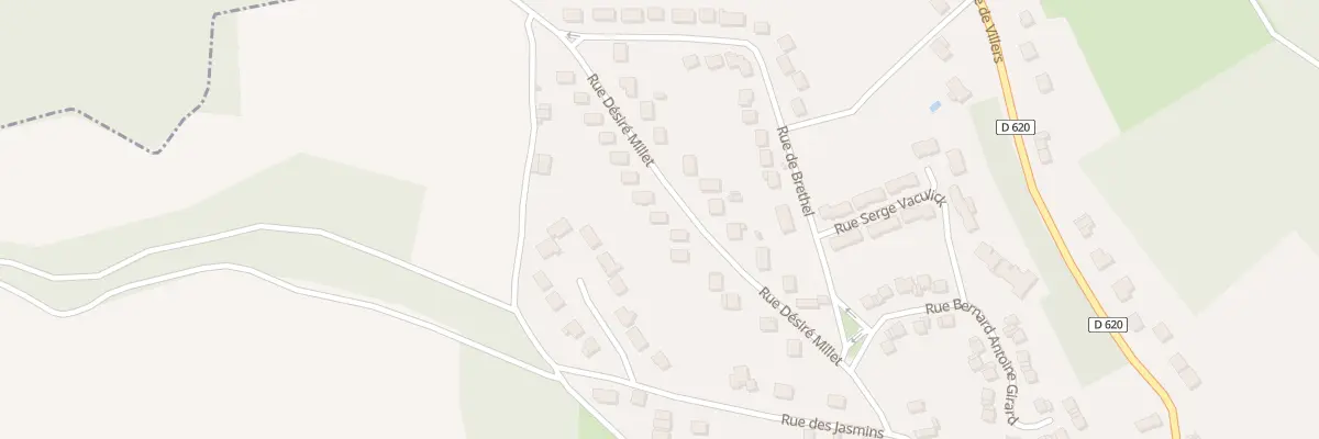 Plan du 343 Rue Désiré Millet à Berthecourt