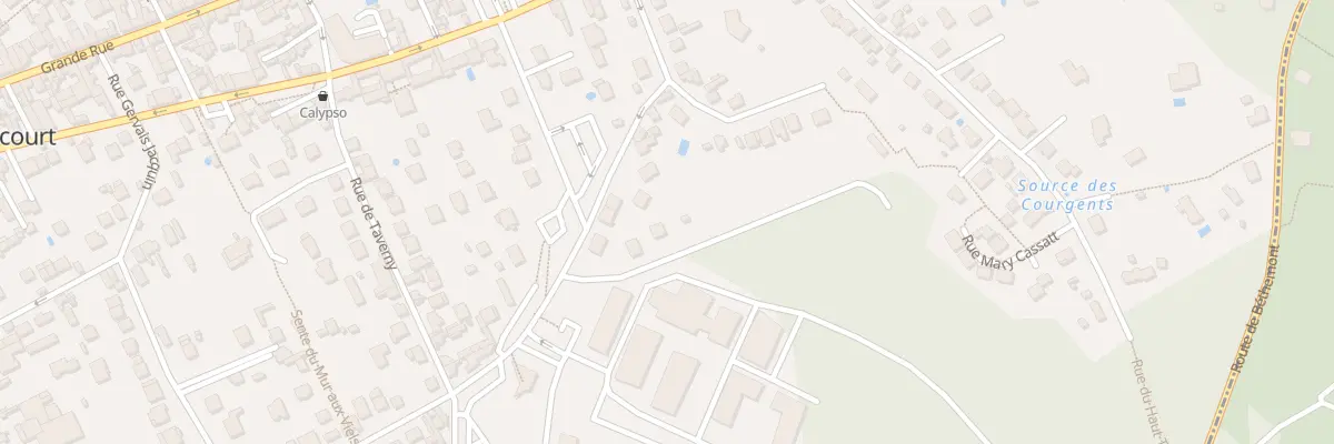 Plan du 9001 Rue des Platrières à Bessancourt