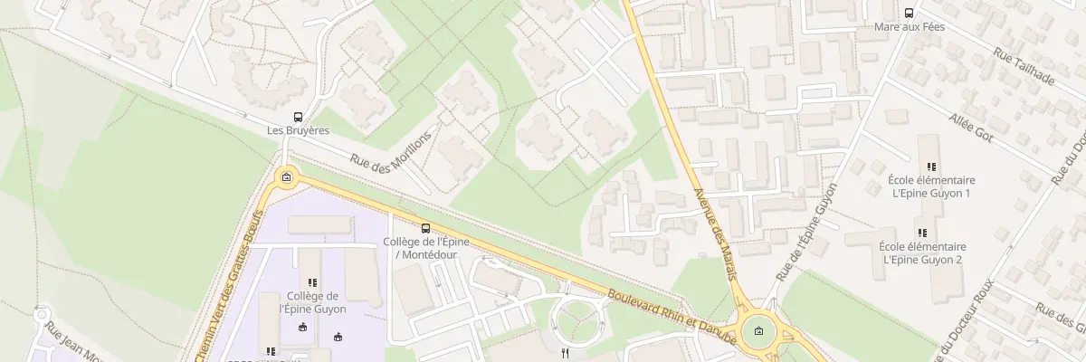 Plan du 2 Rue des Longues Raies à Beauchamp