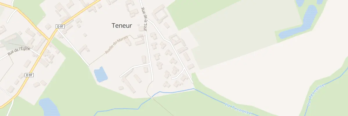 Plan du 8 Rue des Pres à Teneur