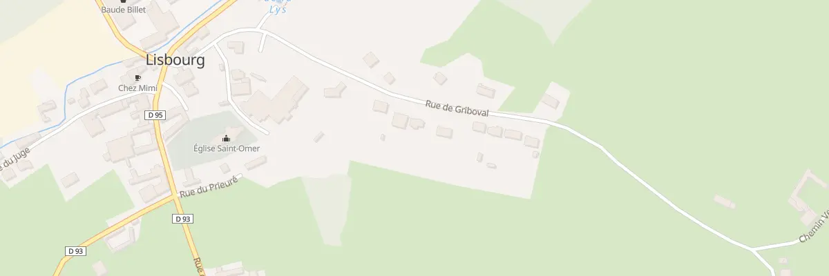 Plan du 20B Rue de Griboval à Lisbourg
