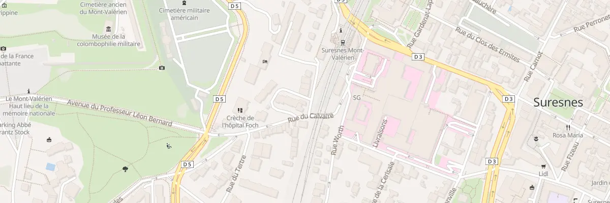 Plan du 4B Rue du Calvaire à Suresnes