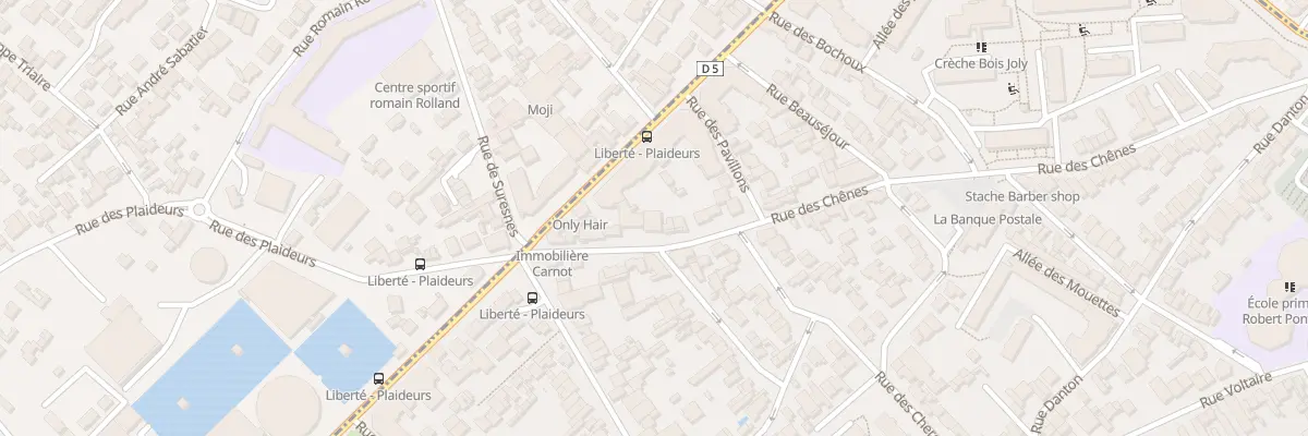 Plan du 15 Rue des Chênes à Suresnes
