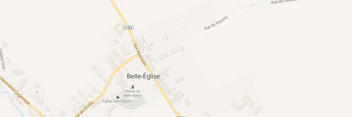 Plan du 6 Rue de Fresnoy à Belle-Église