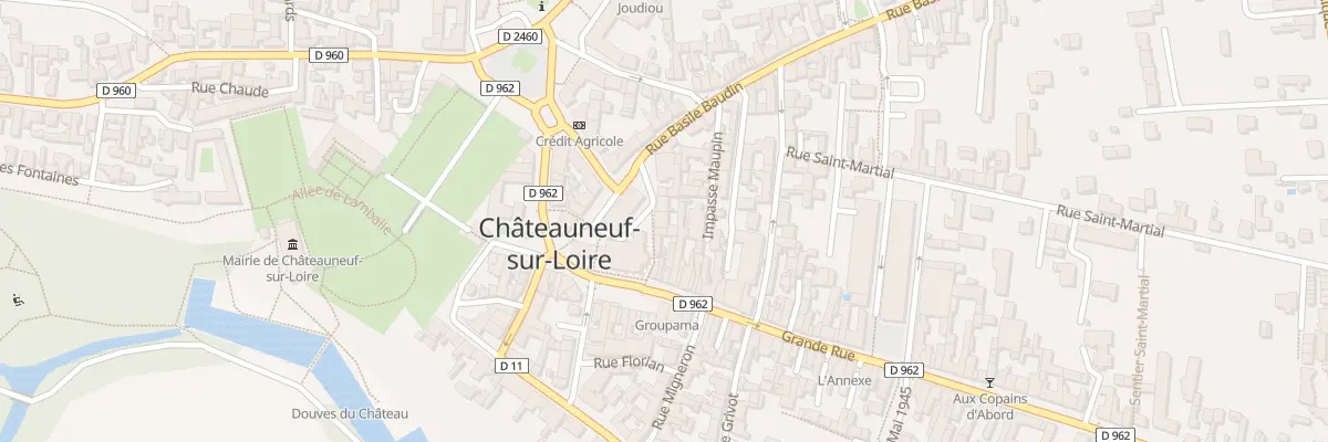 Plan du 6 Pl de la Halle Saint-pierre à Châteauneuf-sur-Loire