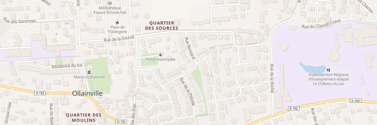 Plan du 12 Rue Ronsard à Ollainville