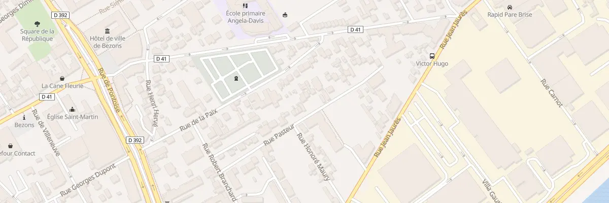 Plan du 40 Rue Pasteur à Bezons