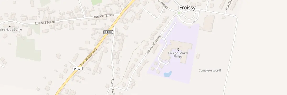 Plan du 30 Rue des Blattiers à Froissy