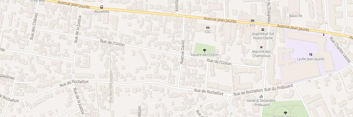Plan du 17 Rue de l’Union à Argenteuil