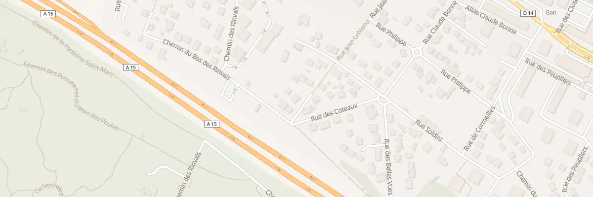 Plan du 2 Rue Jean Leblond à Franconville