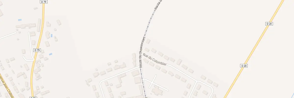 Plan du 2 Rue du Colombier à Allouis