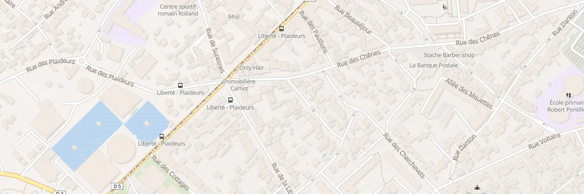 Plan du 16 Rue des Chênes à Suresnes
