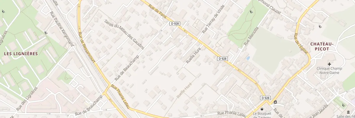 Plan du 283 Rue de Paris à Taverny