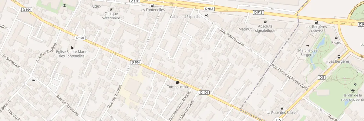 Plan du 89 Av Félix Faure à Nanterre