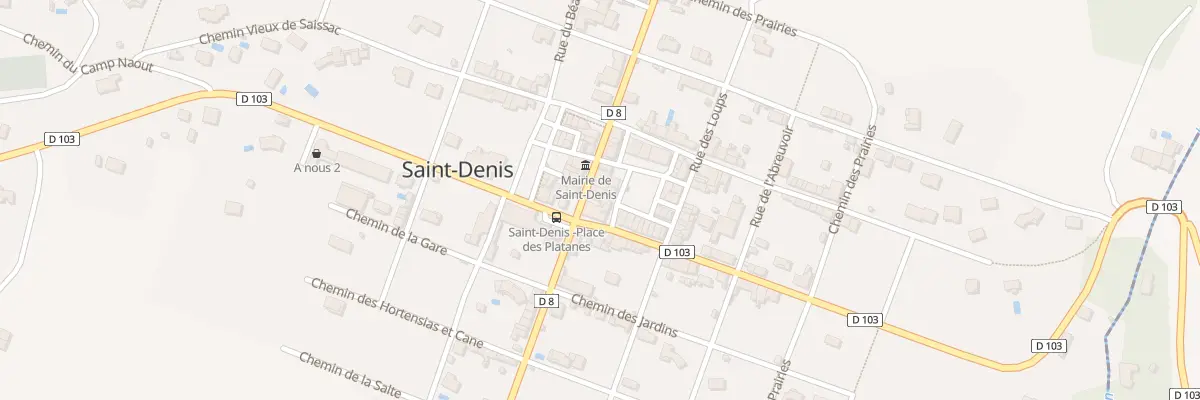 Plan du 51A Le Village à Saint-Denis