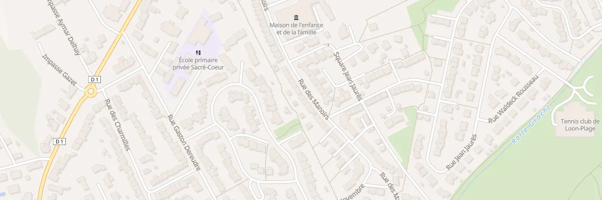 Plan du 378 Rue des Manoirs à Loon-Plage