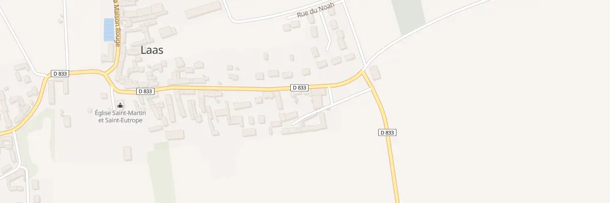 Plan du 28 Rue du Bourg à Laas