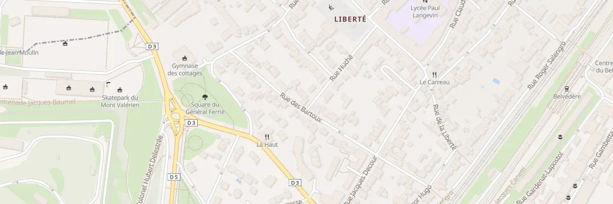 Plan du 24 Rue des Bartoux à Suresnes