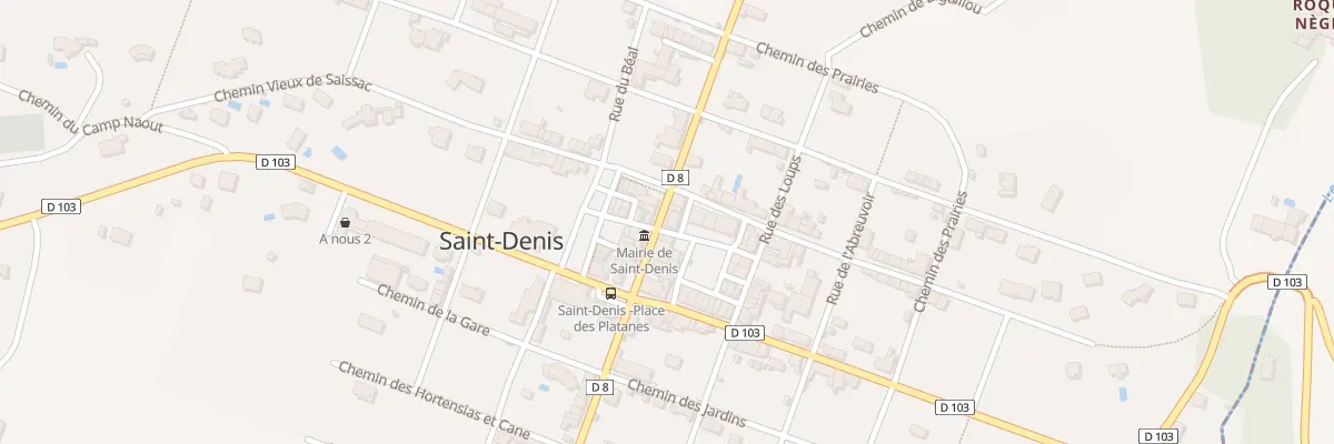 Plan du 1 Rue du Four Banal à Saint-Denis