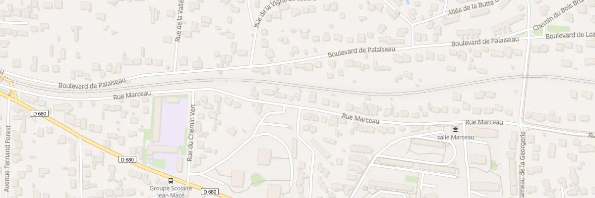 Plan du 116 Rue Marceau à Palaiseau