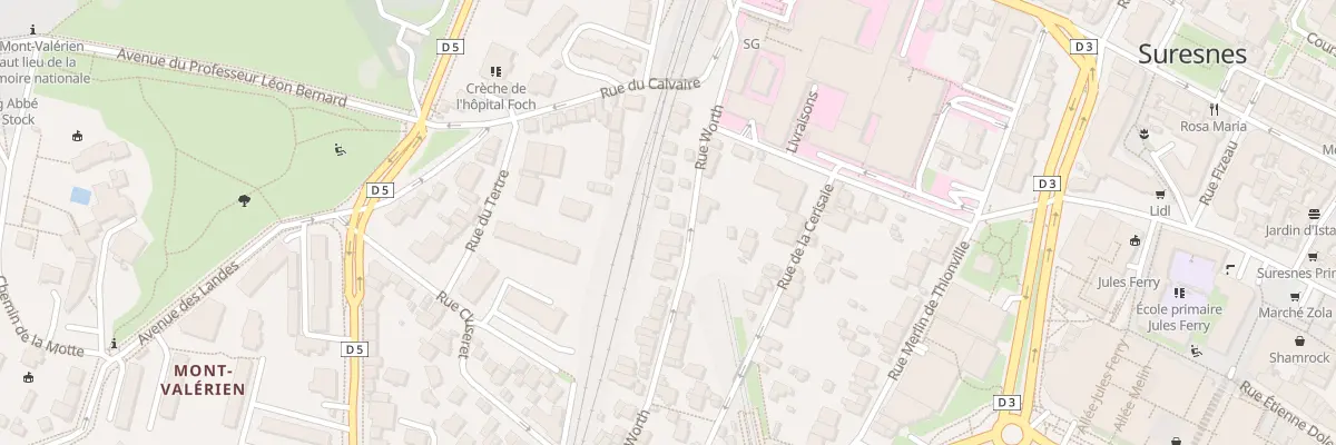 Plan du 27 Rue Worth à Suresnes