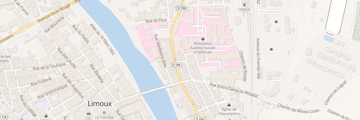 Plan du 20 Rue de la Gare à Limoux