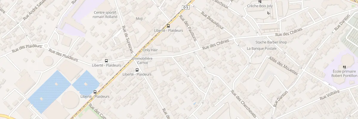 Plan du 20 Rue des Chênes à Suresnes