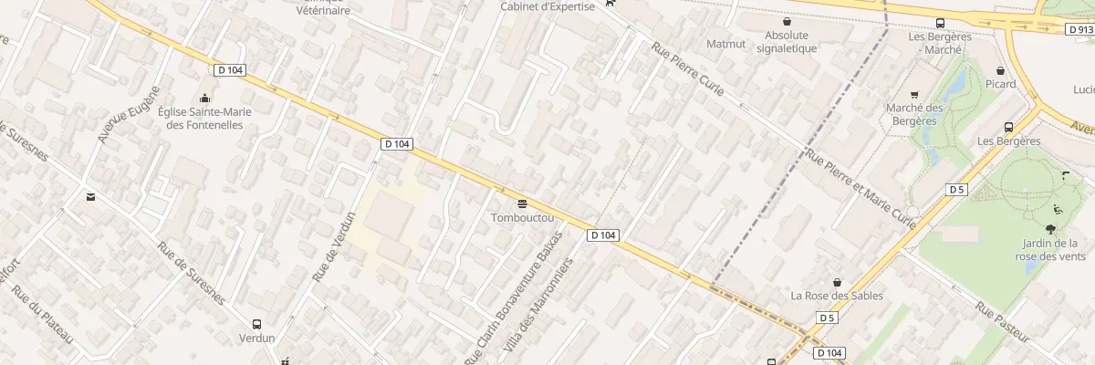 Plan du 95 Av Félix Faure à Nanterre