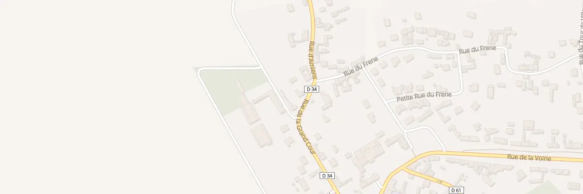Plan du 21 Rue de la Grand Cour à Hardivillers