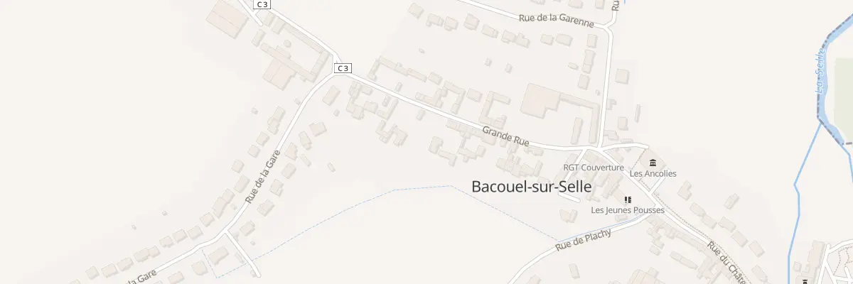 Plan du 15 Gr Grande Rue à Bacouel-sur-Selle