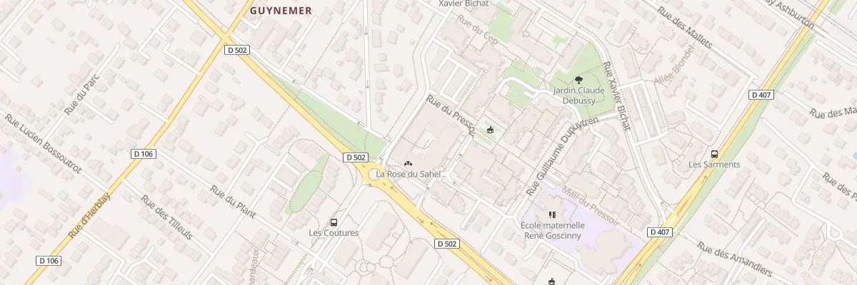 Plan du 3 Rue Omar Khayyam à Taverny
