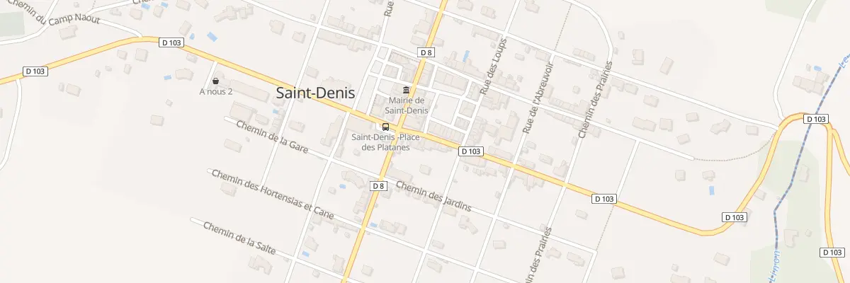 Plan du 10 Le Village à Saint-Denis
