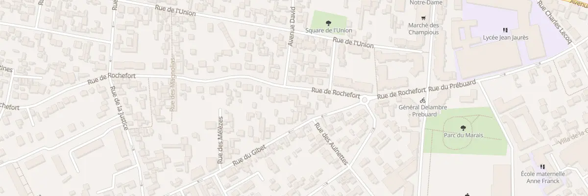 Plan du 15 Rue de Rochefort à Argenteuil