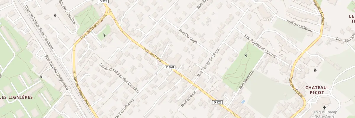 Plan du 252 Rue de Paris à Taverny